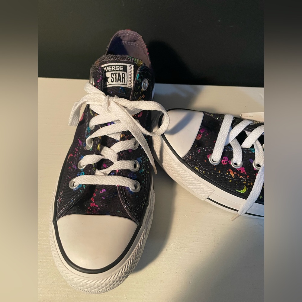Converse Chuck Taylor All Star Paint Splatter Alien. 90’s Vintage New In Box 8